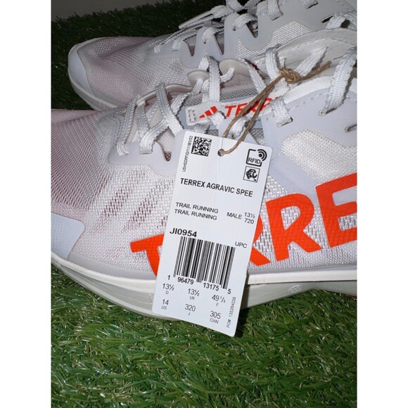 Adidas TERREX Agravic Speed Trail Running Hiking White Shoes Men’s 14 JI0954 NEW main image 6